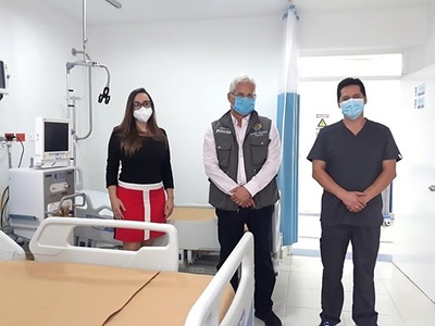 HOSPITAL SAN JOSÉ INAUGURÓ NUEVA ÁREA DE EXPANSIÓN PARA LA ATENCIÓN DE PACIENTES COVID